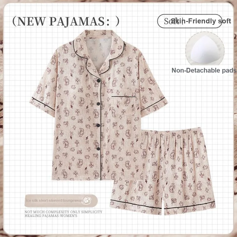 OUSHIBO Women's Pajama Sets-4
