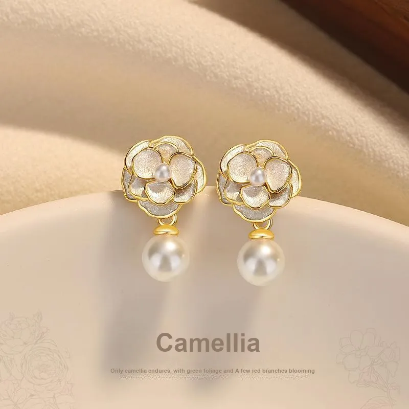 YINGNIXINDONG 925 Sterling Silver Stud Earrings Women's-25