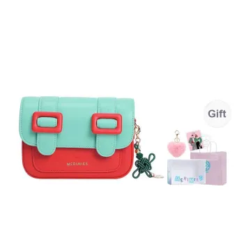 MERIMIES PU Satchel Bag Crossbody Bag Shoulder Bag Regular Women's Mouse Mint Red Light Wisteria Purple