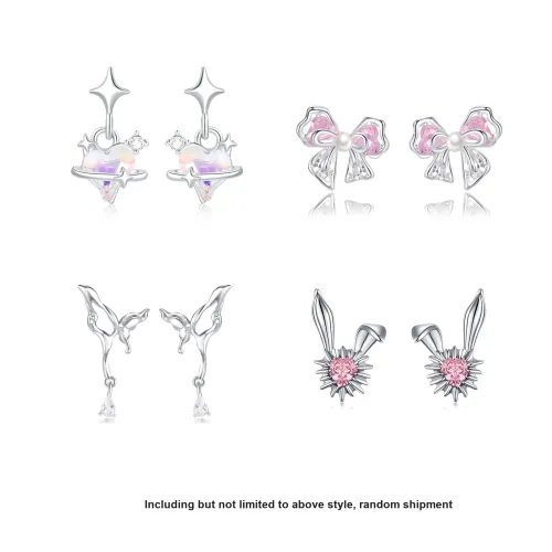 VOEX Комплект из смешанных материалов ожерелье кольцо браслет серьги унисекс