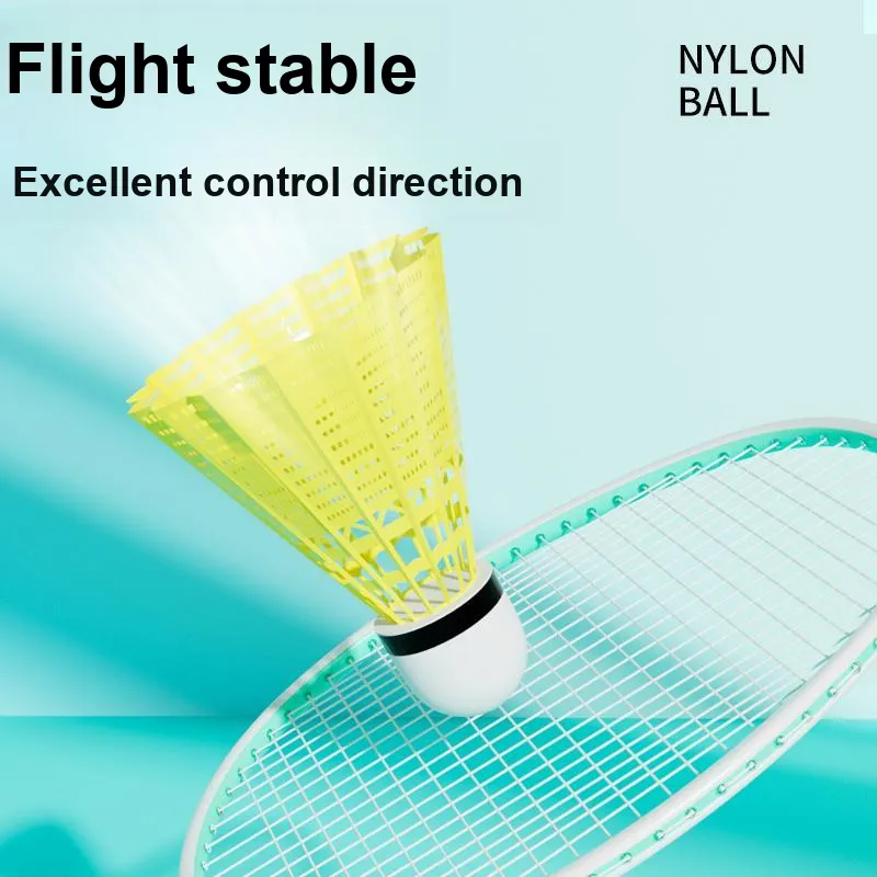 PEAK Nylon Shuttlecock 3 Pack Nylon Indoor And Outdoor Shuttlecocks-1