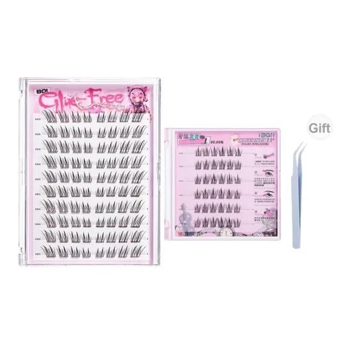 BQI Лиса Стиль + Подсолнух Клей Бесплатно Искусственные ресницы Увеличивающие объем Стиль Естественный Длительность Стиль