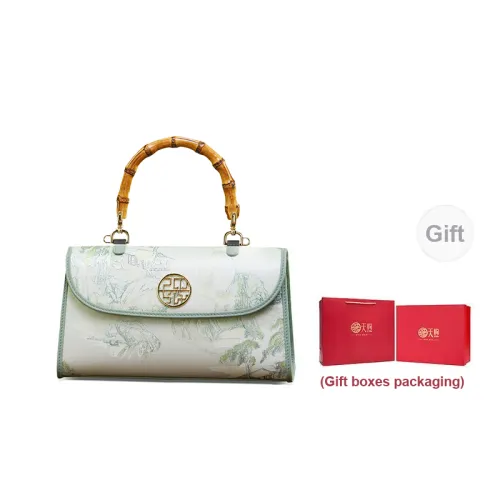 Pmsix Handbags Green 3-Piece Gift Box Set