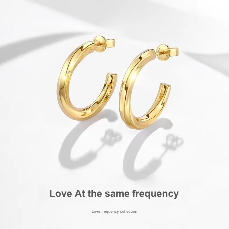 FANCI S925 Silver Earrings Women's Gold Silver-2