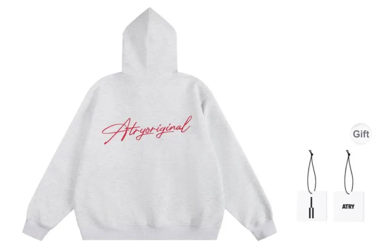 Atry Flower Body LOGO Series Sweatshirt Unisex-3