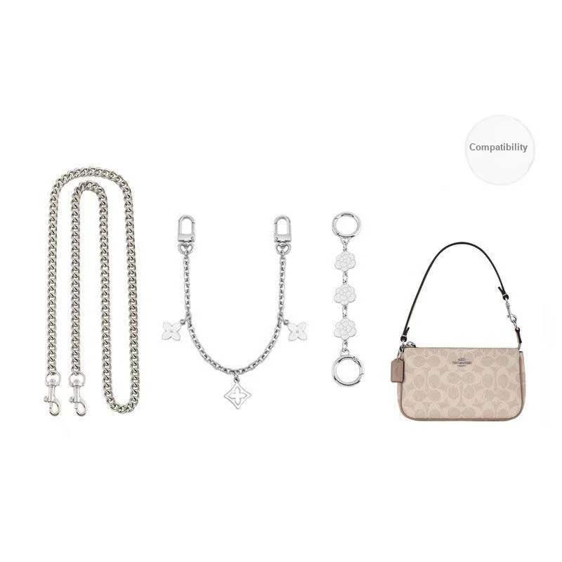 Ingenuity Handmade Iron Bag Strap Women's White-4