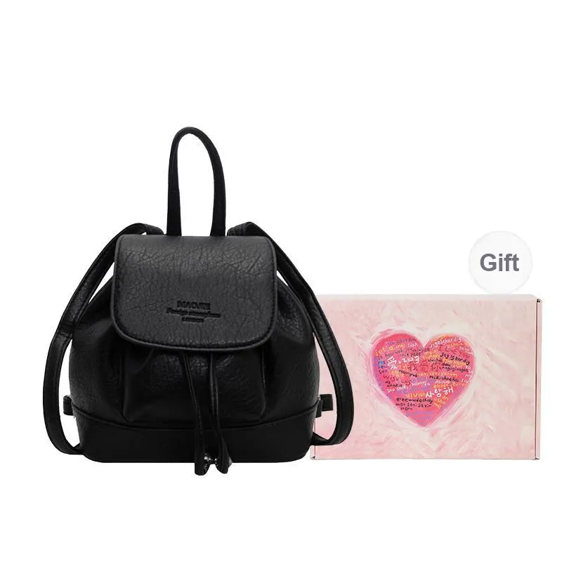 NATTY PU Backpack Unisex Black/Silver/White/Red/Yellow-14