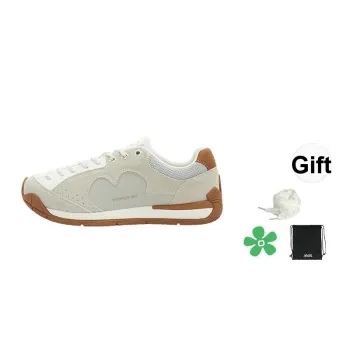 WE FLOWER Casual Shoes Unisex Low Top White