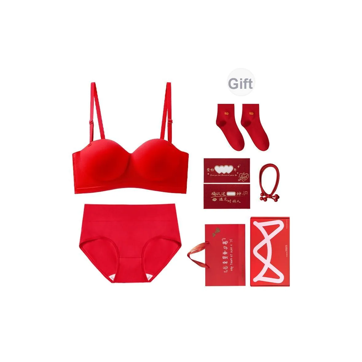 MIIOW Нижнее белье Набор Женские Gift Box Set Red