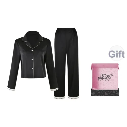 MY BODY Премиум Черный Коробка Женские Пижамные Комплекты