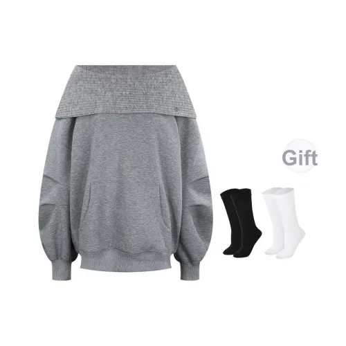 BSEVENI Серый Женский Свитшот