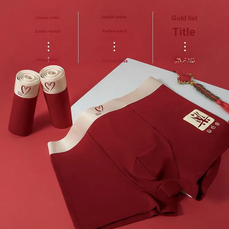 Qiao Ni Tong Underpants Men's Combo Set-5
