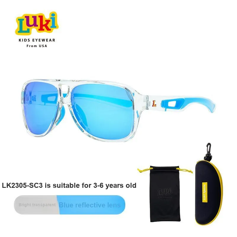 LUKI TR/Memory Plastic Aviator Sunglasses Kids'-8