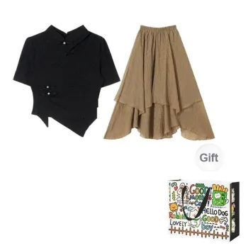HAPG Two Piece Skirt Sets Women's