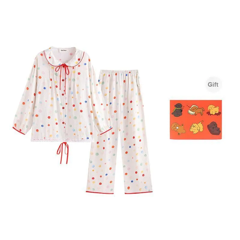 Wabi Town Pajama Gift Box Women's Image Color-0