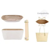 City33 (Cream Yellow) Beige Liner+Shoulder Strap Pad[Stress Relief Two-Piece Set]