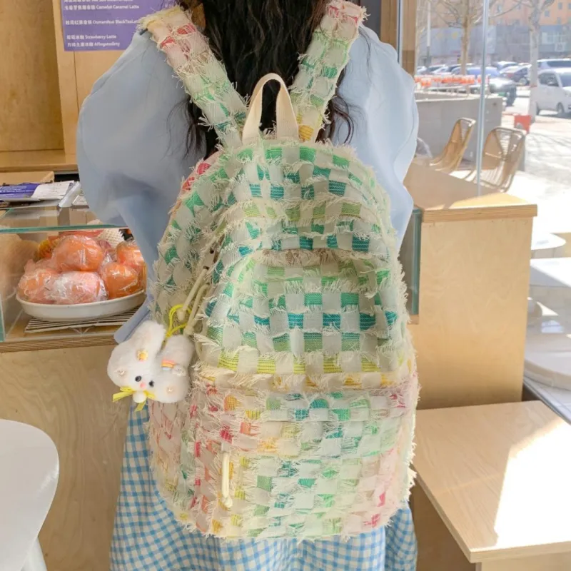 SUN EARTH &U Composite Cloth Backpack Women's Multicolor-5