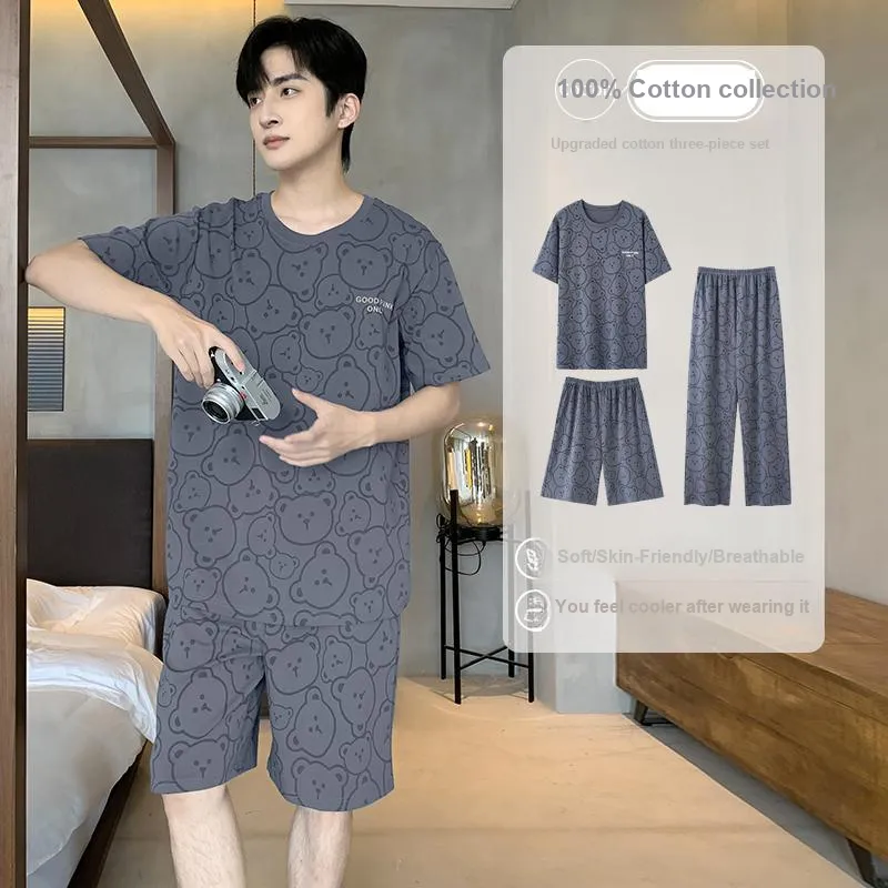 GOSO Pajama Set Men's Slate Gray-4