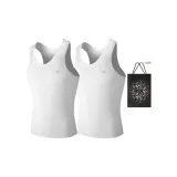Fits Well 2 Pack (White+White) 2 Pcs, Easy to Wash!