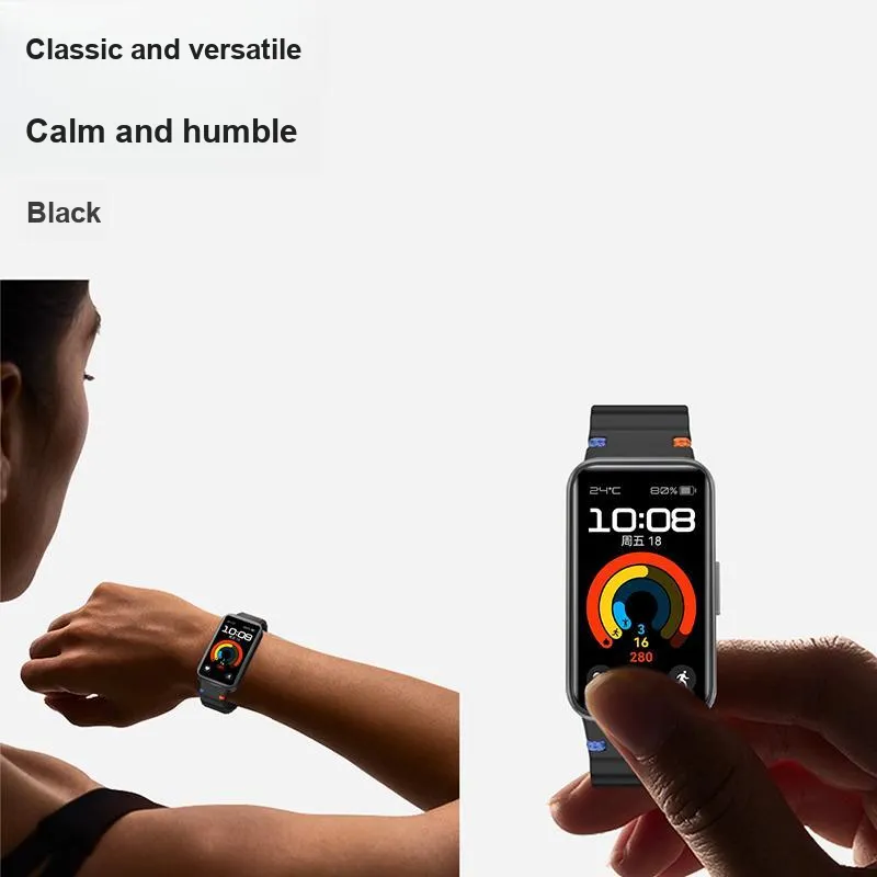 IBOANN Watch Bands Huawei Compatibility 206mm Silicone Material-7