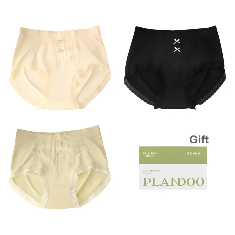 PLANDOO Underpants Women's Shopping Bag 3 Pack-1