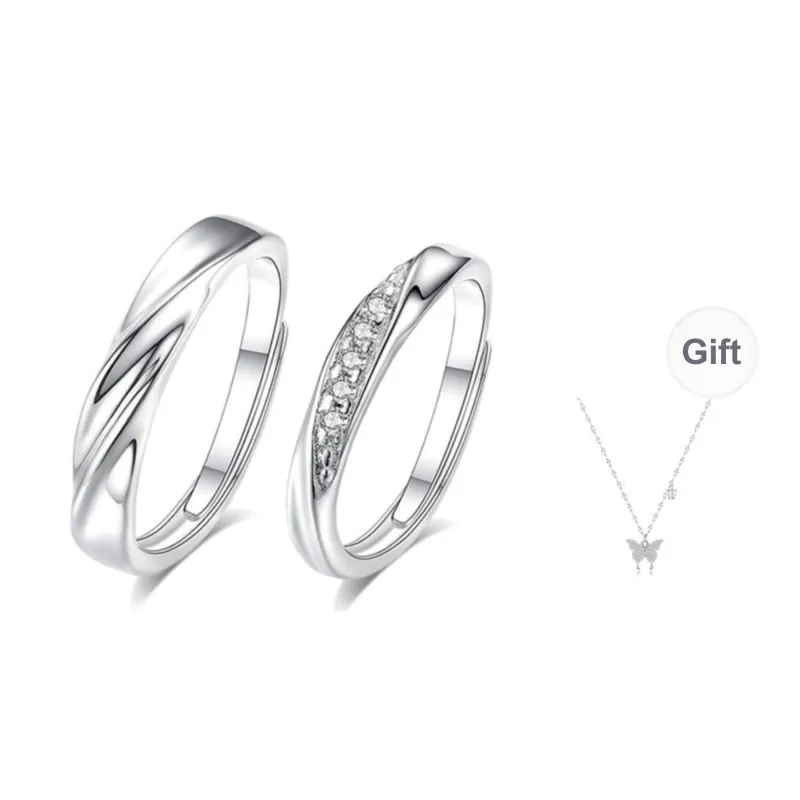MISS TOOYA Sterling Silver Rings Unisex-0