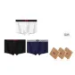 [3 Pack]White+Black+Navy Blue