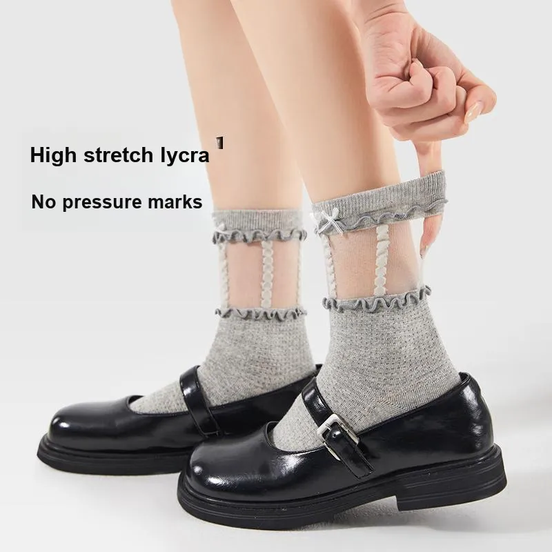 JKN Mid Calf Socks Women's Combo Set-9