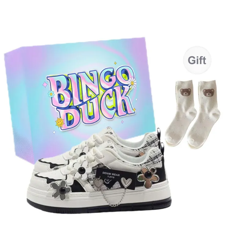 BINGO DUCK Skateboard Shoes Women's-14