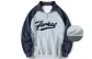 Heather Gray & Navy Blue
