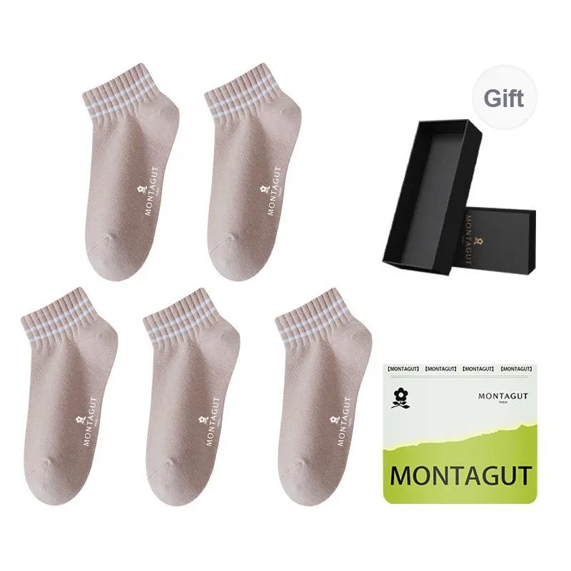 Montagut Ankle Socks Women's Box 5 Pack-95