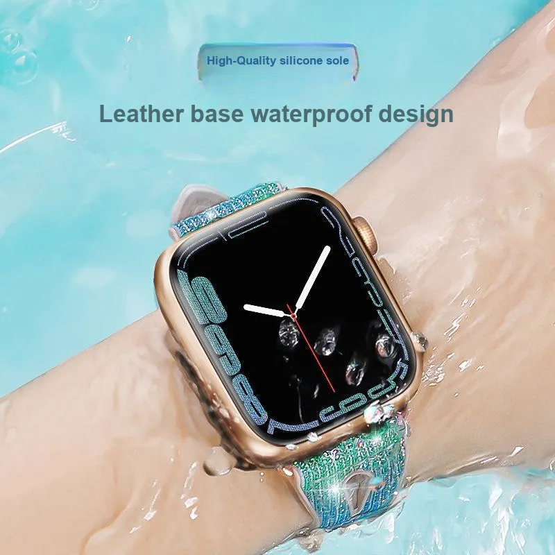 CHRROTA Apple Compatibility Watch Band Silicone Material-2