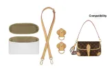 (LV Baguette Bag) DuPont Paper Liner+Beeswax 1.8cm Width Adjustable Shoulder Strap 90-120cm+Oval Abrasion-Resistant Buckle