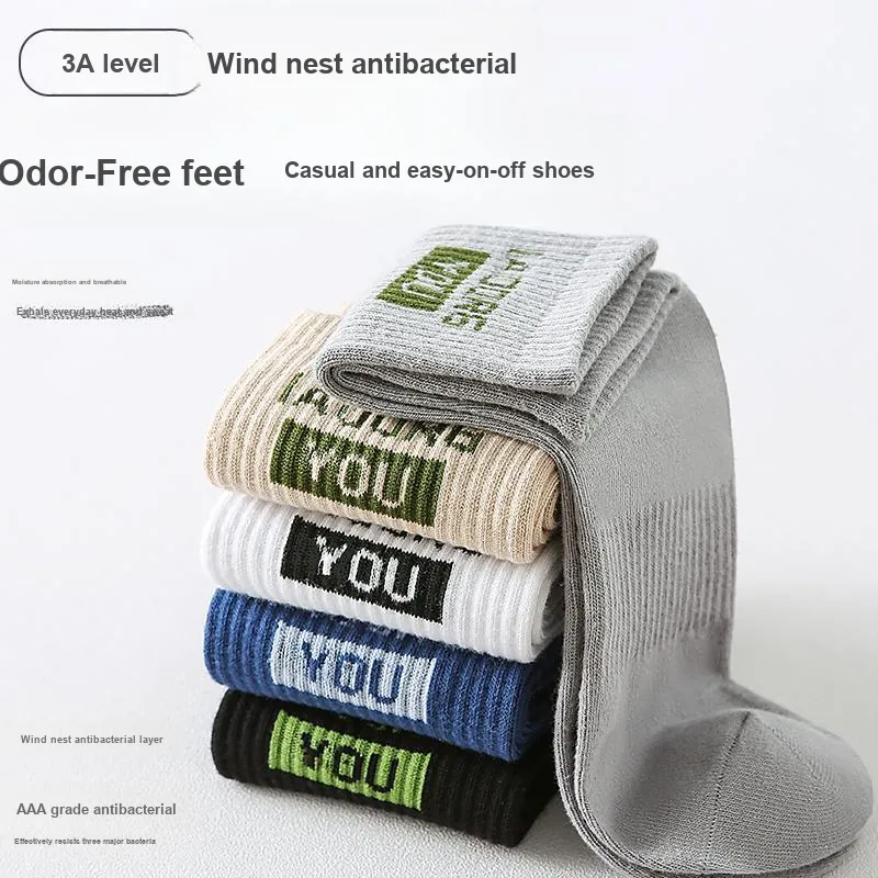 Lanza Mid Calf Socks Men's 5 Pack-6