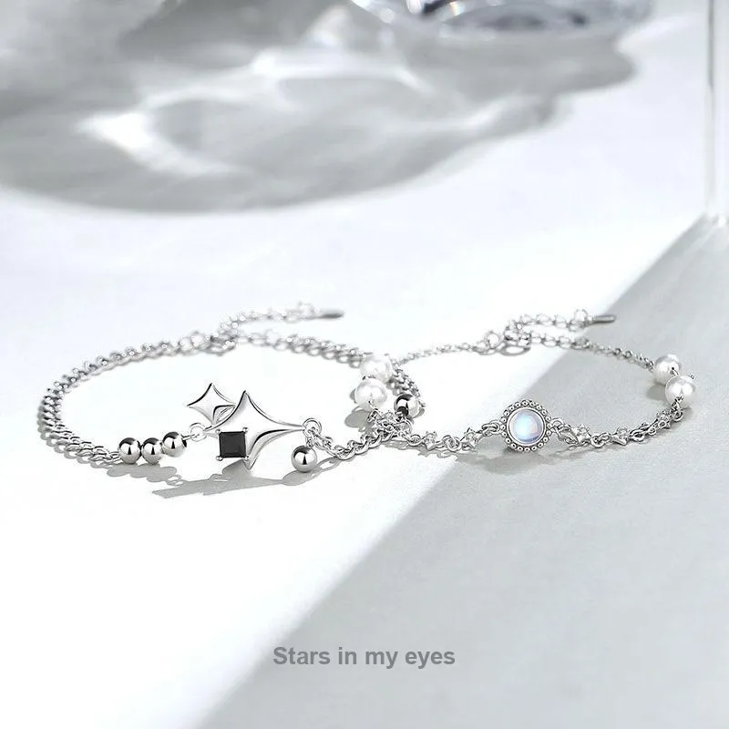 JESCAKOO S925 Silver Bracelets Unisex-1