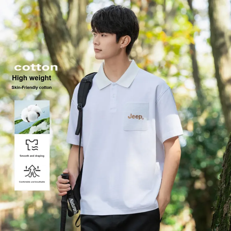 Jeep Fashion Sports Collection Polo Shirt Men's-2