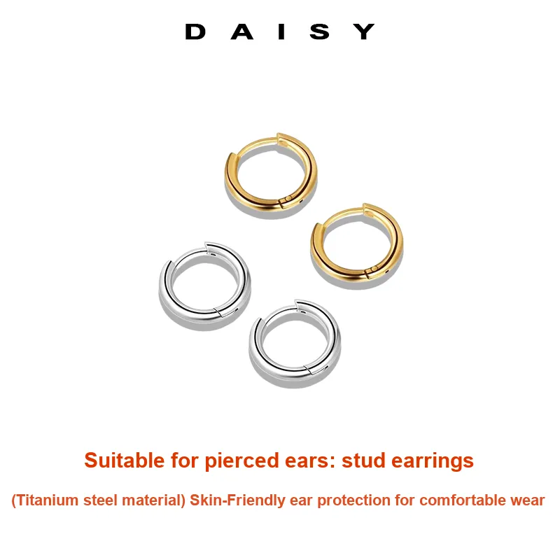 Daisy Dream Steel Earrings Unisex-2