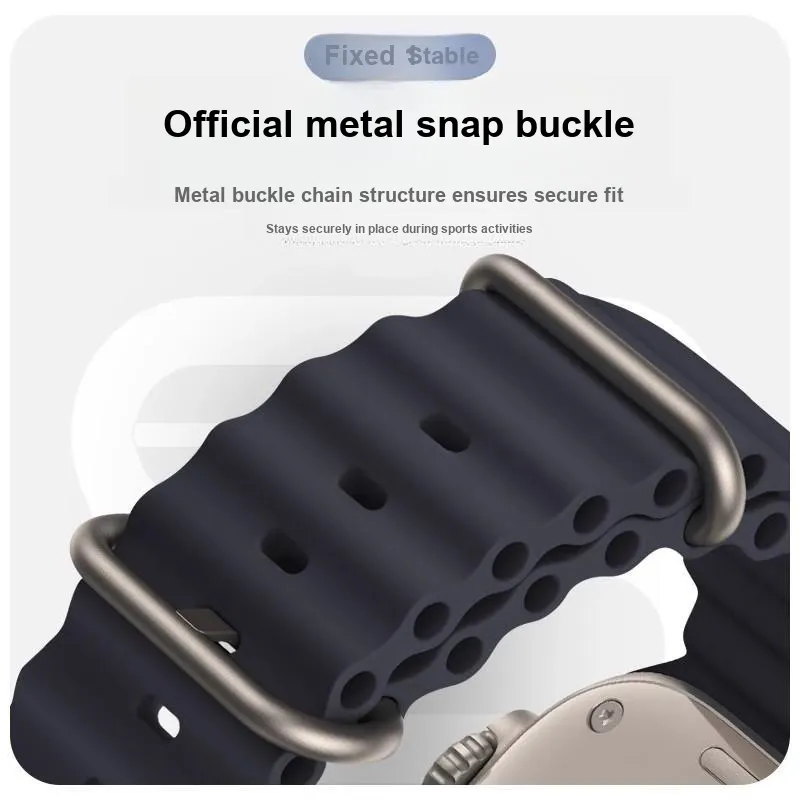 HUIMINGPIN Strap Apple Compatibility Silicone Material