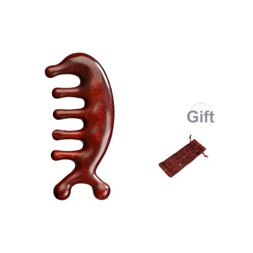 KARDIZPO Африканское черное дерево Массажная расческа Meridian Comb