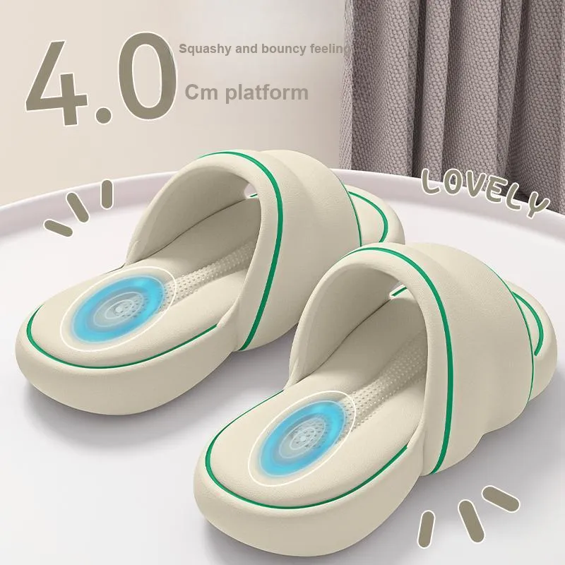 LUNNIFEIYA EVA Squashy And Bouncy Feeling Quiet Slippers For Summer Home Indoor Bathroom Bathing Slip Resistant-8