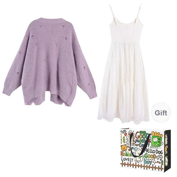 Dippanis Two Piece Skirt Sets Women's-1