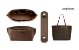 City33 Brown Gold Buckle Shoulder Pads+Brown Liner+Brown Base Pad