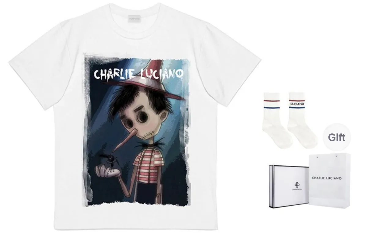 Charlie Luciano T Shirt Unisex White