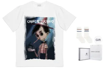 Charlie Luciano T Shirt Unisex White