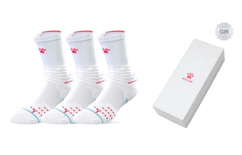KELME Basketball Socks Unisex 3 Pack-16