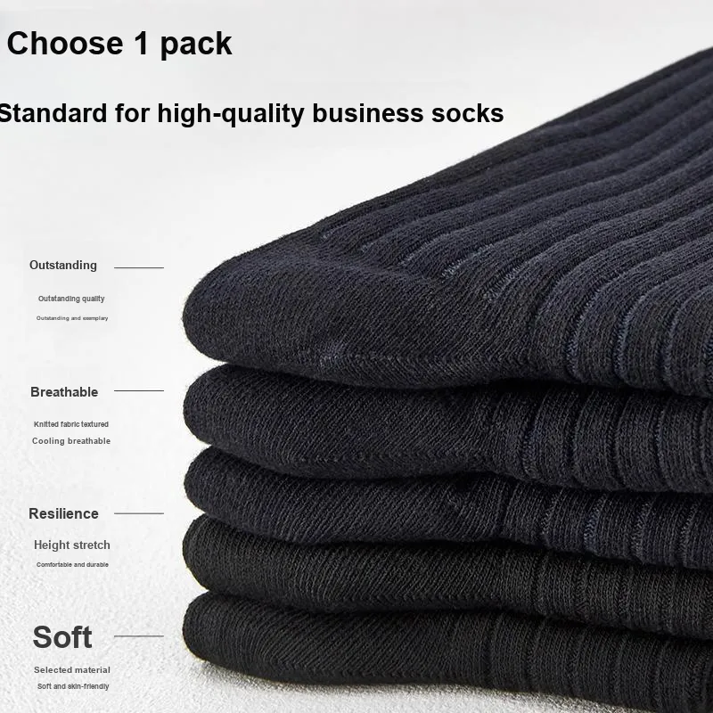 ZEROIN Knee High Socks Men's 5 Pack-46