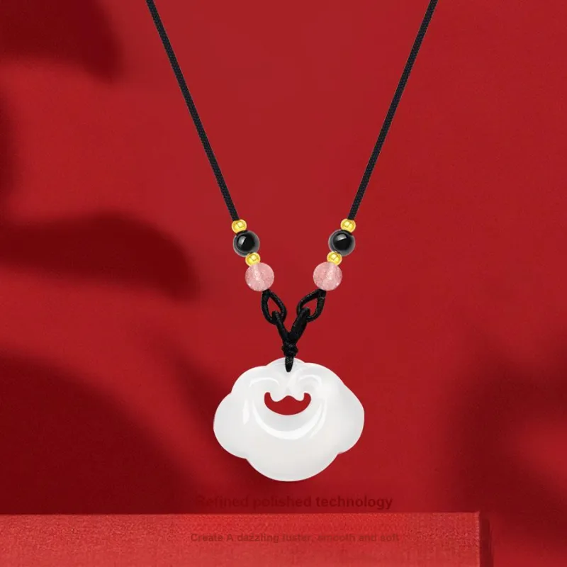 Master Kim Chalcedony Necklaces Unisex-3
