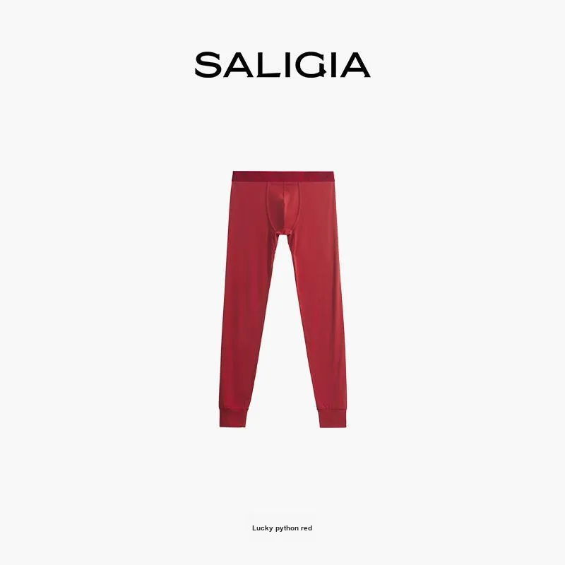 SALIGIA Leggings Men's Auspicious Python Red-4