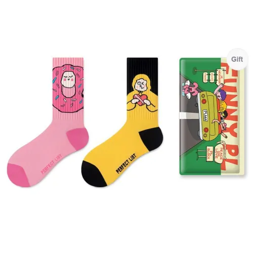 PL Mid Calf Socks Unisex Shopping Bag 2 Pack