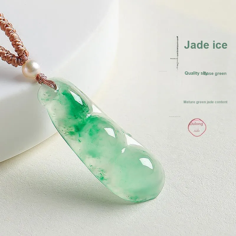 YINXIANGMOU African Emerald Necklaces Unisex-5